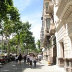 Su e giù per Passeig de Gràcia la grande via di Barcellona