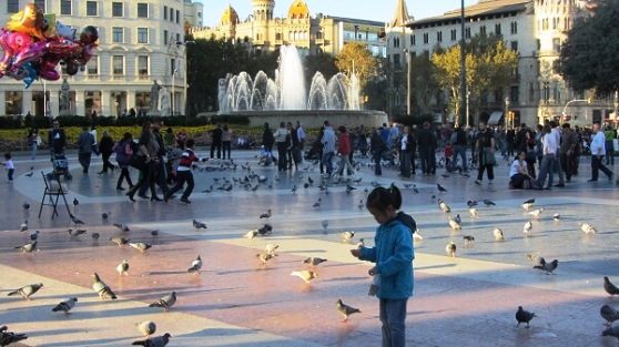 Plaza Catalunya Barcellona