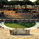 Roma. Ad Ostia Antica tra i resti dell’antico teatro