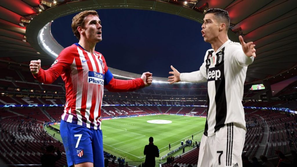 Atletico Madrid sfida Juventus