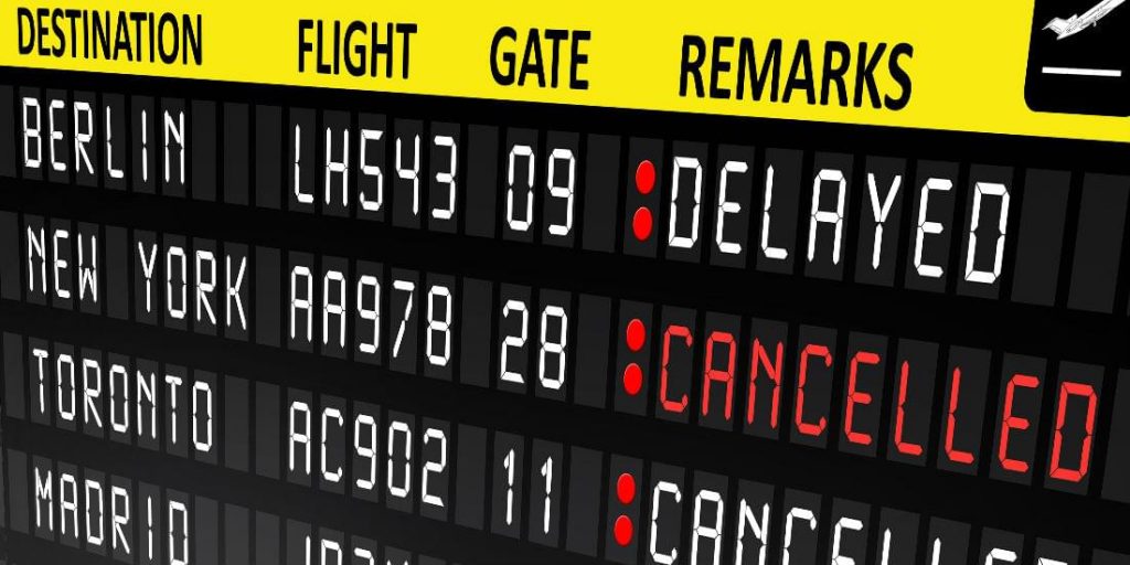 Rimborso per volo in ritardo