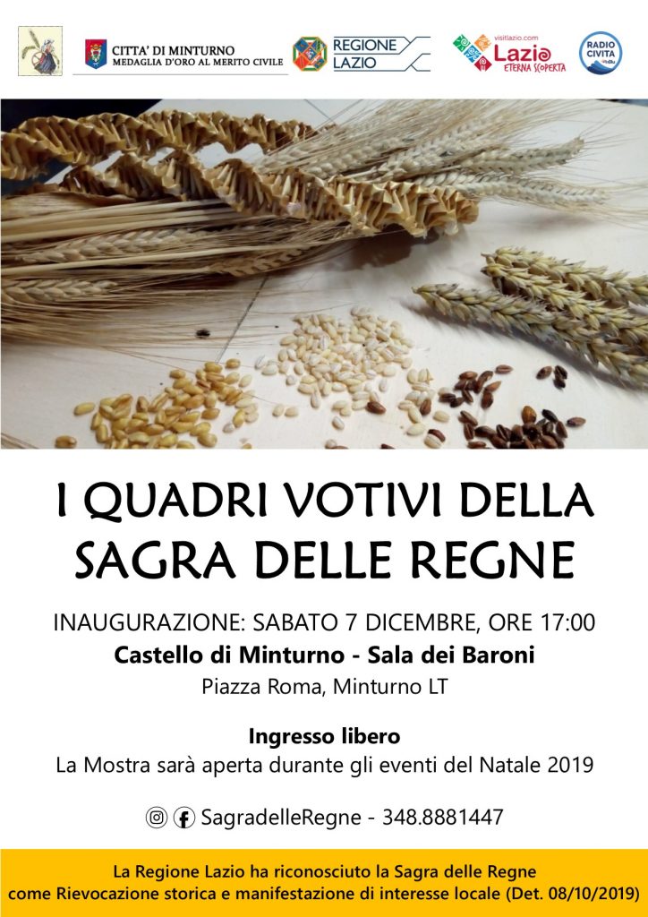 Mostra Castello Minturno - Quadri votivi di grano