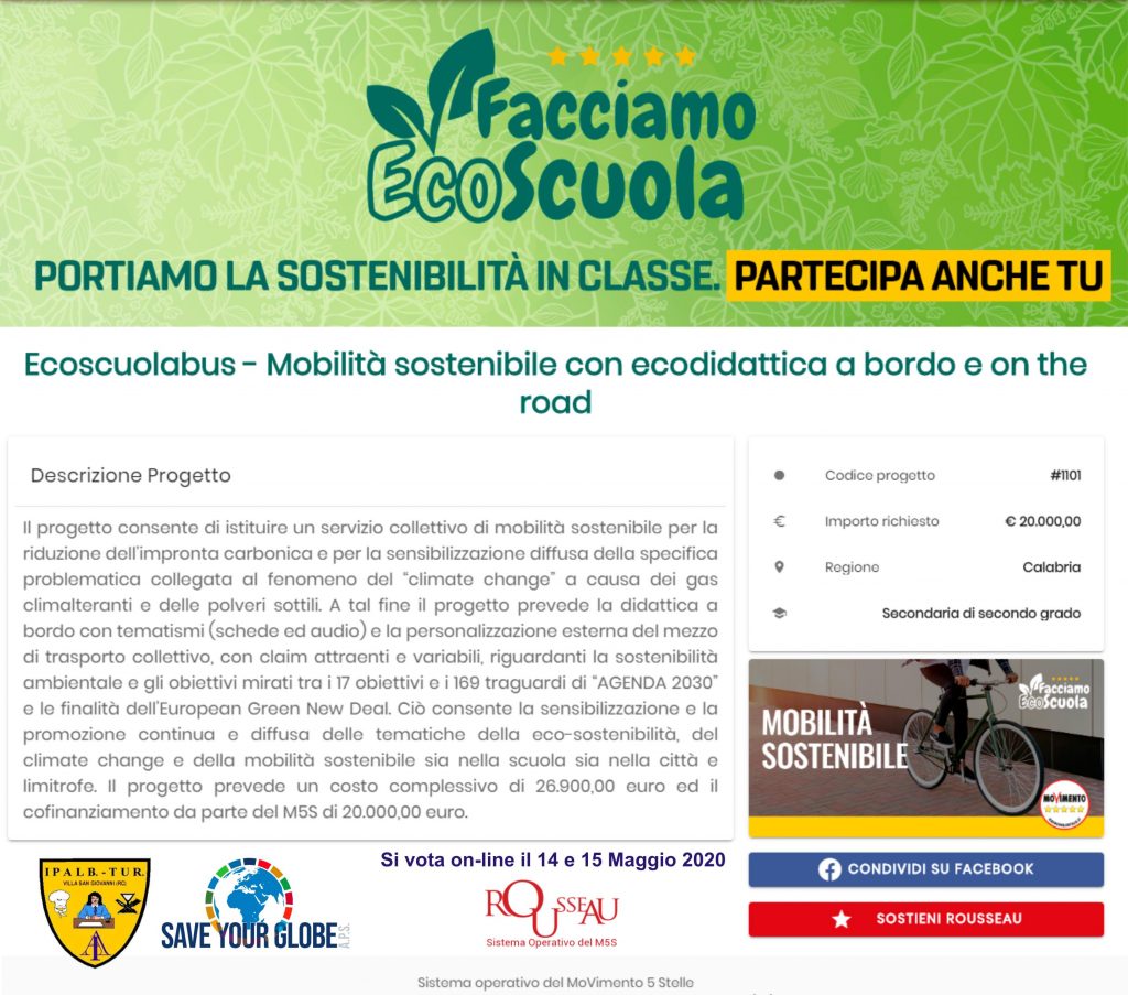 progetto ECOSCUOLABUS IPALBTUR VILLA