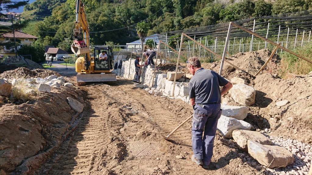 Burgraviato interventi di sistemazione