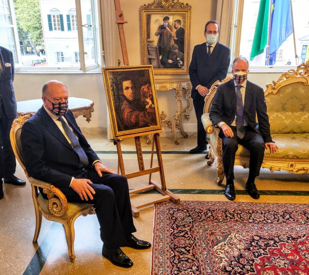 Il direttore Schmidt con il sindaco Tambellini