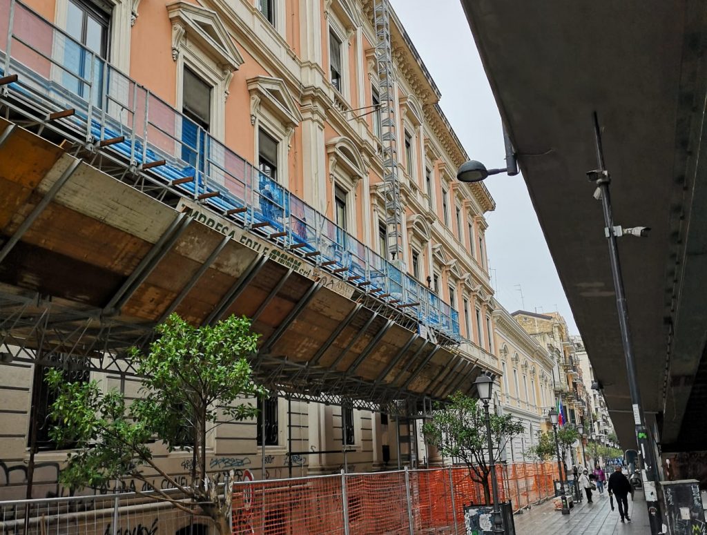 Bari lavori corso Cavour