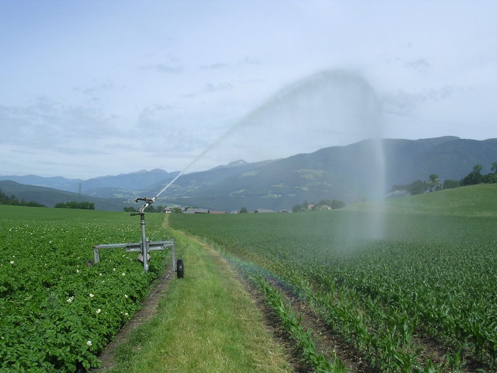 acqua impianto irrigazione Brunico