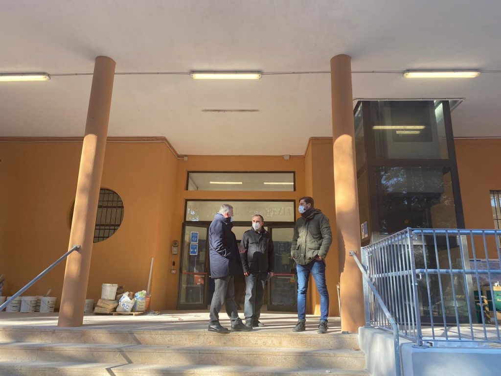 lavori per la nuova caserma della Polizia Municipale della Spezia