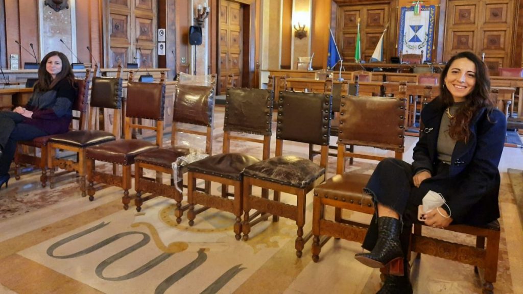 Manuela Vitulli incontra consigliera Pietroforte - ph ufficio stampa provincia di bari