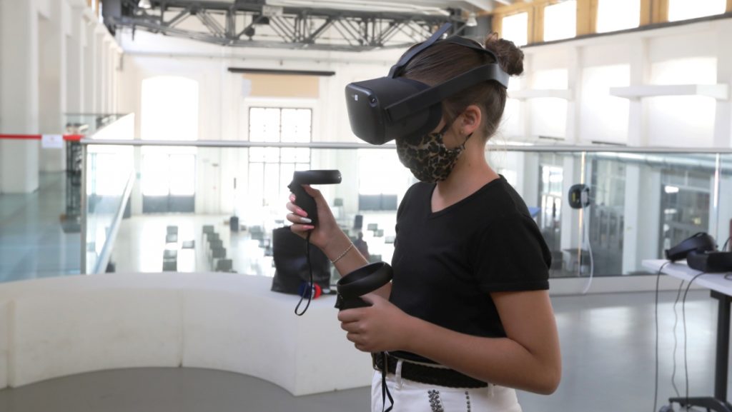 Realta virtuale. esperienza immersiva al Laboratorio aperto - ph comune Modena
