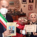 Cagliari festeggia i 100 anni della signora Pietrina Murgia nata a Suelo nel 1922