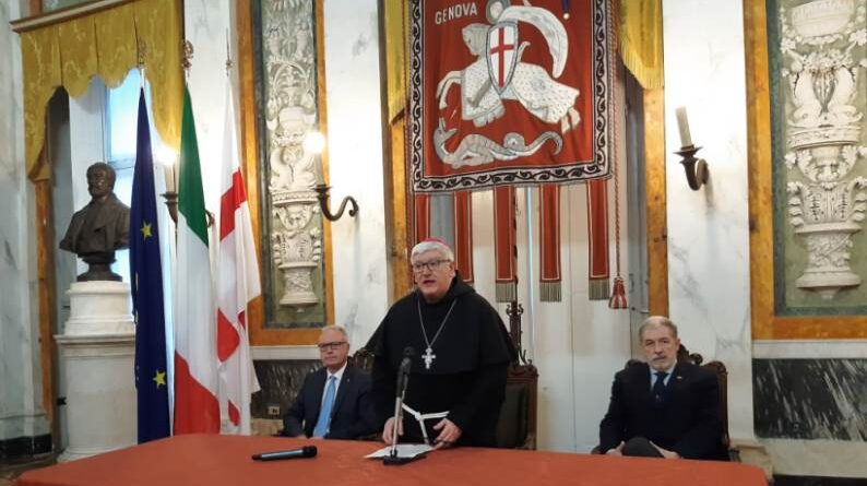 Visita arcivescovo Tasca a sindaco Bucci - ph comune genova