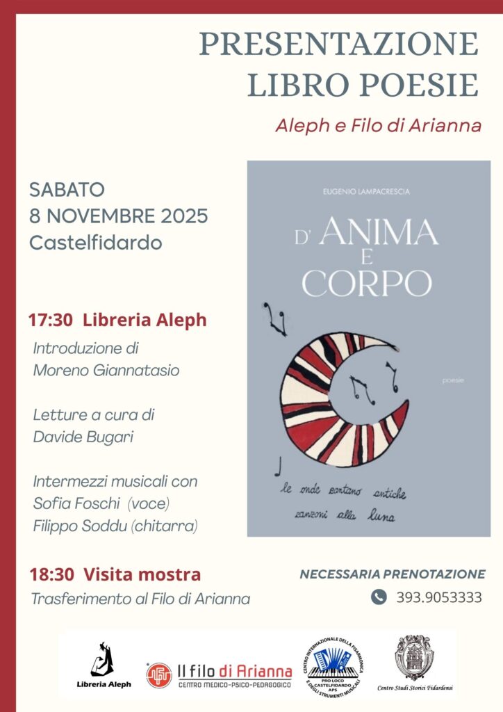 D'anima e corpo alla libreria Aleph, il potere delle parole