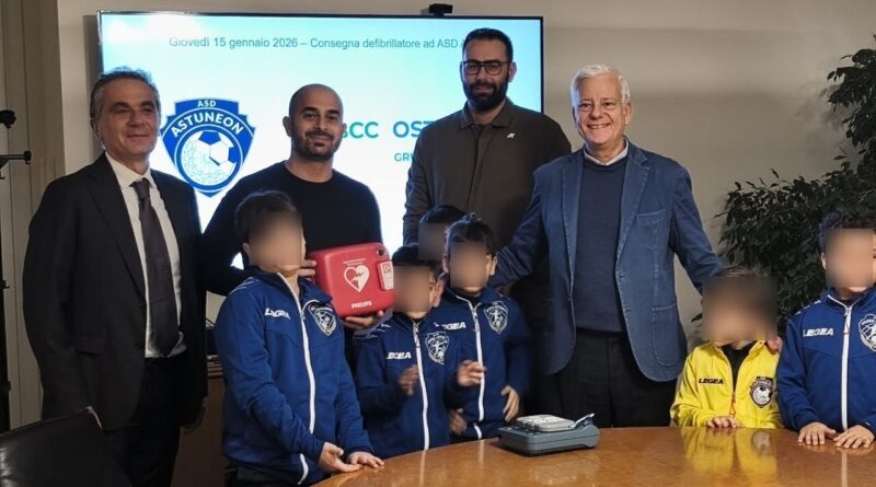 Salute, sport e prevenzione: la Banca di Credito Cooperativo di Ostuni consegna un defibrillatore all’ASD Astuneon