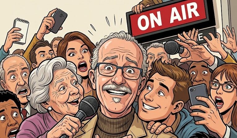 Massimo Martire di Canale Italia: “sotto assedio” in diretta. Quattro ore di fuoco a Notizie Oggi