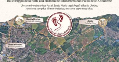 Bastia Umbra, nasce “I Passi di Chiara e Francesco”: un percorso tra storia, spiritualità e territorio